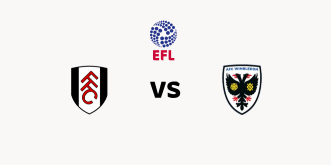Fulham vs AFC Wimbledon Highlights